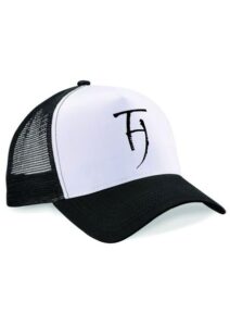 THE HARA Black White Cap T-)